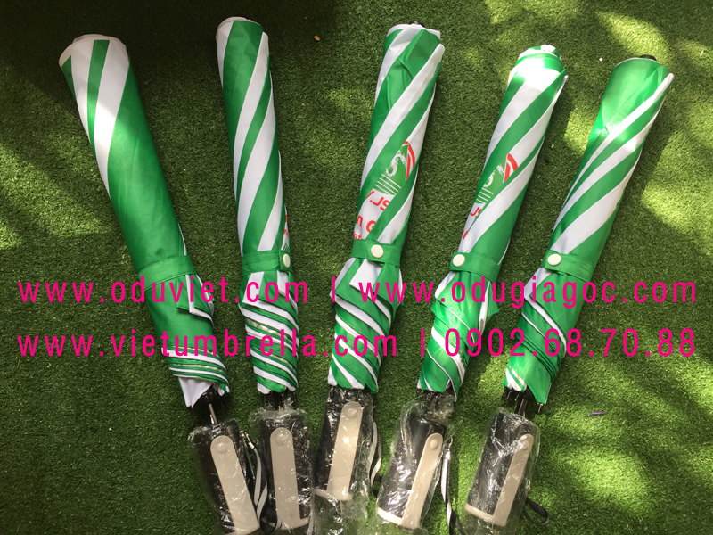 xưởng sản xuất ô dù cầm tay in logo quảng cáo